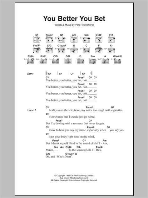 you better you bet lyrics